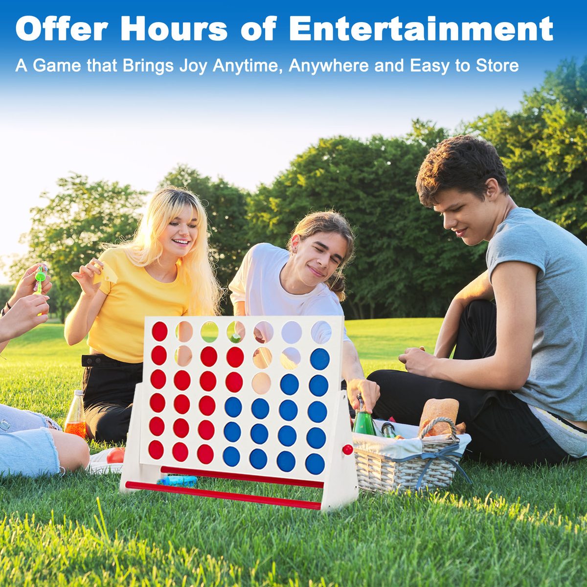 ApudArmis giant four in a row: offer hours of entertainment