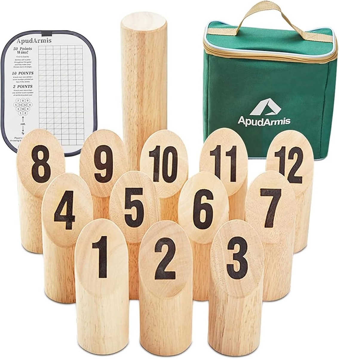 ApudArmis Numbered Block Toss Game